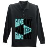 Long Sleeve Silk Touch Polo with Pocket Thumbnail